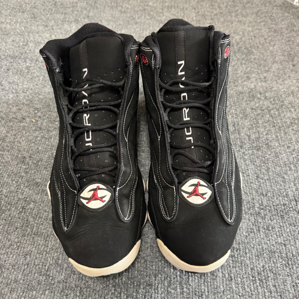 Jordan Pro Strong Black Varsity Red White 407285-002 Mens Sz 13 High Top Sneaker